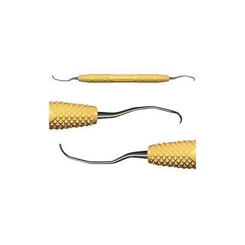 PDT R026 Amazing Gracey 11/12 Dental Curette Double End Yellow Handle PDT R026 Amazing Gracey 11/12 Dental Curette Double End Yellow Handle
